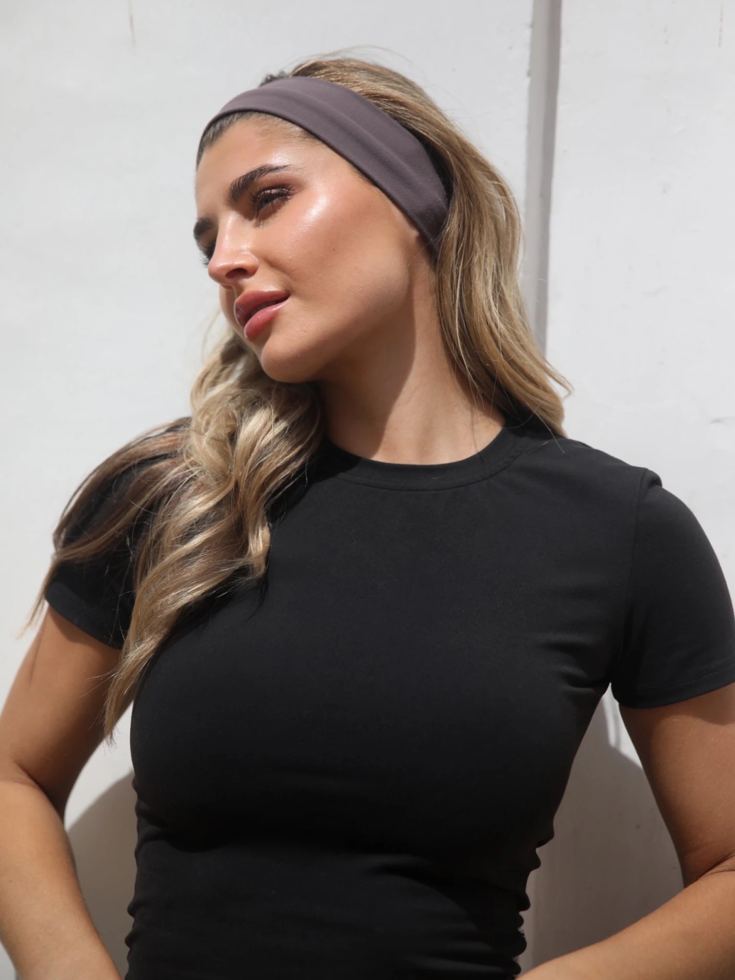 Soft Headband - Mocha 6 Soft Headband - Mocha - Image 6