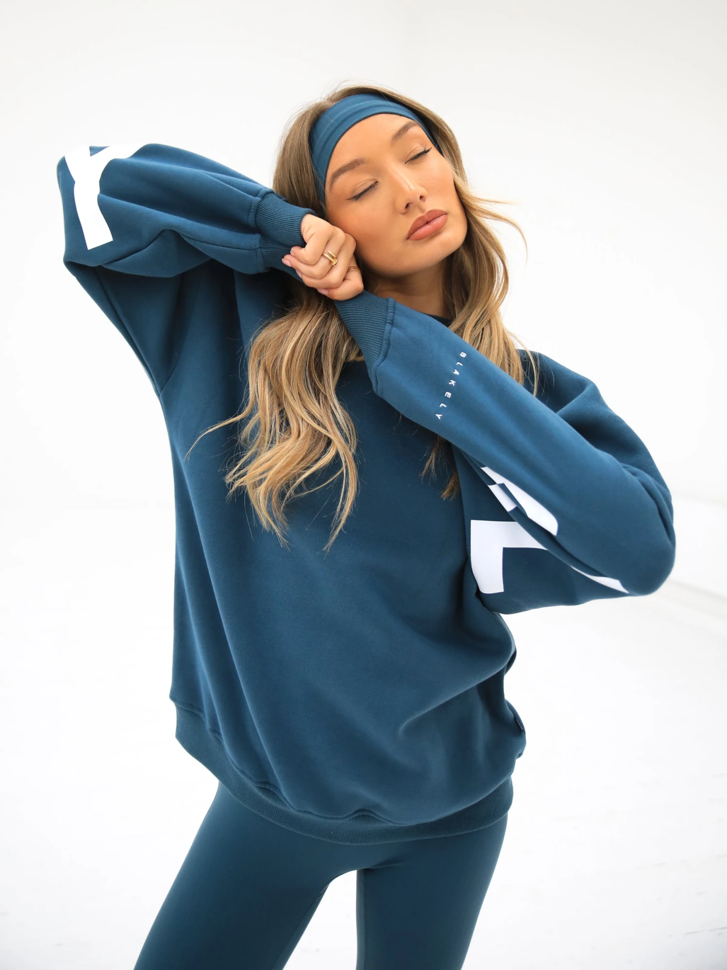 Soft Headband - Dark Teal 4 Soft Headband - Dark Teal - Image 4