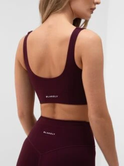 Apex Pro Sports Bra - Deep Burgundy -Blakely Clothing Store B166Burgundy 02D