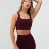Apex Pro Sports Bra - Deep Burgundy