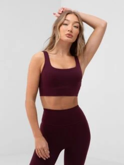 Apex Pro Sports Bra - Deep Burgundy