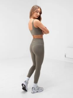 Apex Pro Sports Bra - Safari Green 11 Apex Pro Sports Bra - Safari Green -Blakely Clothing Store B166SafariGreen 03D