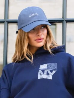 Sami Cap - Mid Blue -Blakely Clothing Store B309CBLUED