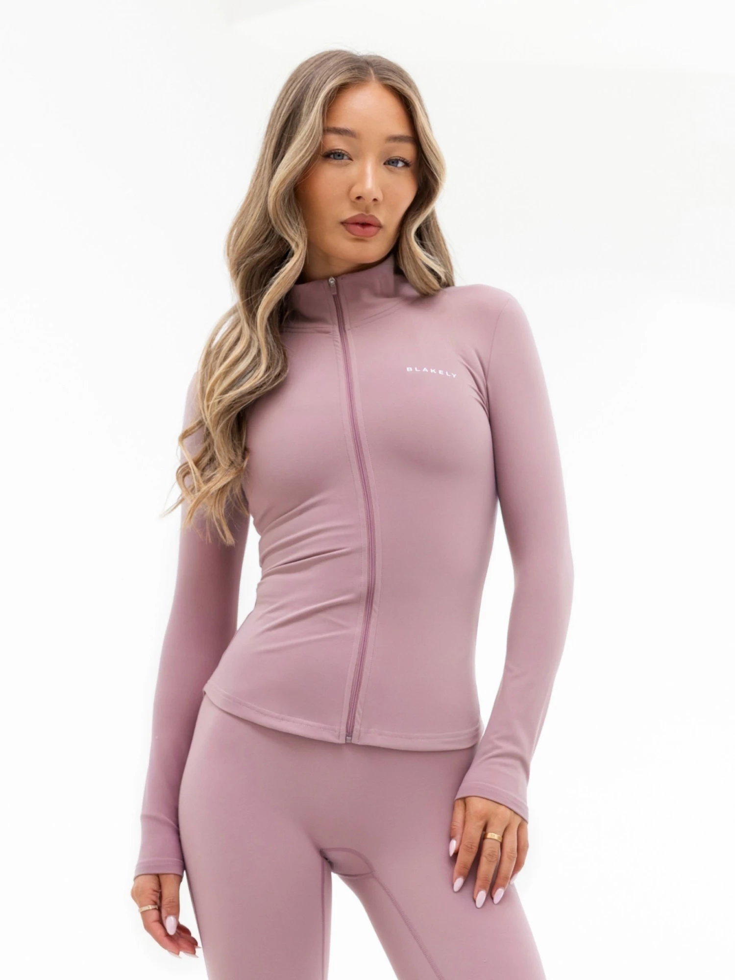 Ultimate Full Zip Jacket - Dusty Pink 1 Ultimate Full Zip Jacket - Dusty Pink
