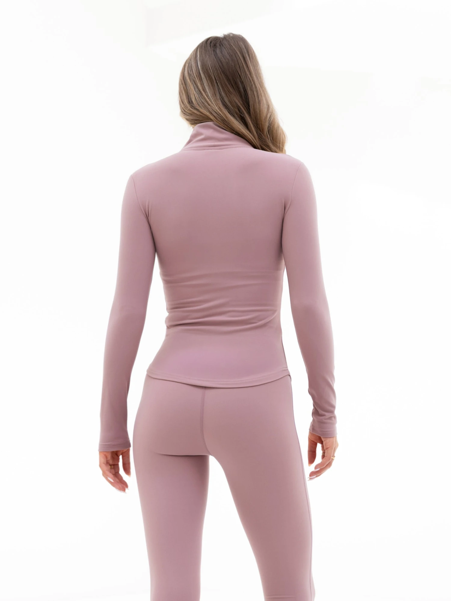 Ultimate Full Zip Jacket - Dusty Pink 2 Ultimate Full Zip Jacket - Dusty Pink - Image 2