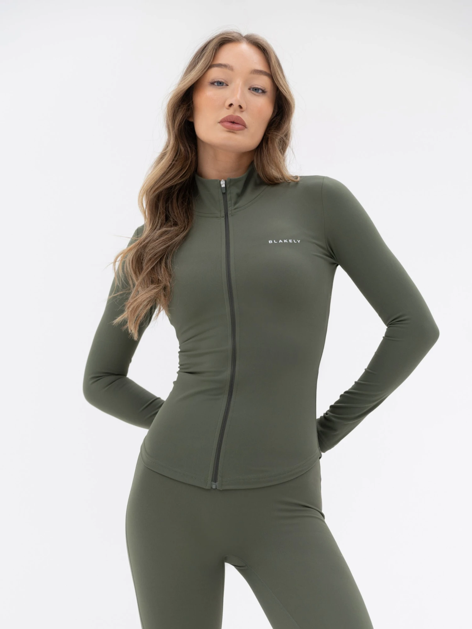 Ultimate Full Zip Jacket - Khaki Green 1 Ultimate Full Zip Jacket - Khaki Green