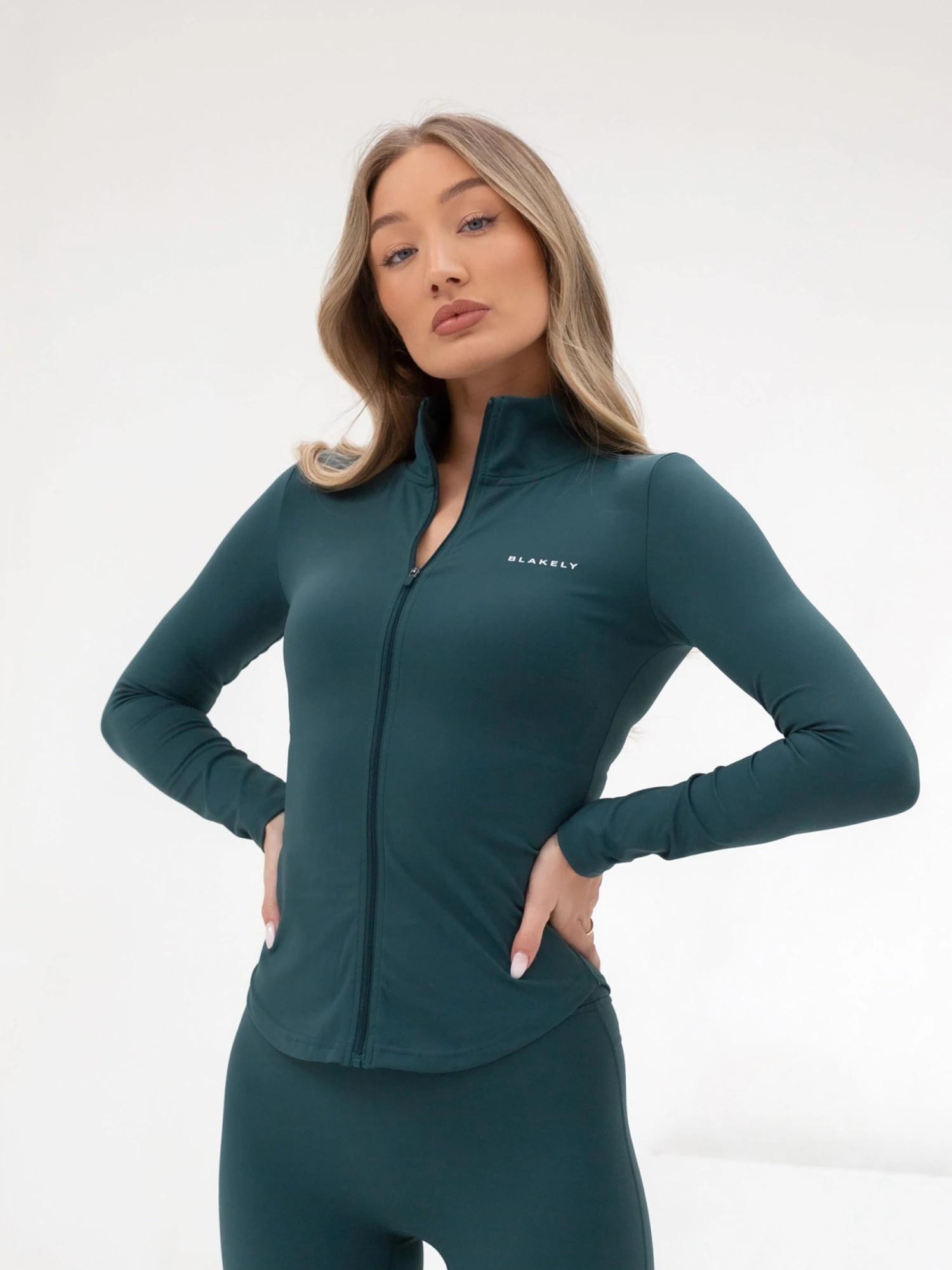 Studio Active Jacket - Teal Green 1 Studio Active Jacket - Teal Green