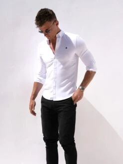 Stretch Chinos - Black 9 Stretch Chinos - Black -Blakely Clothing Store BLACKCHINOS01D