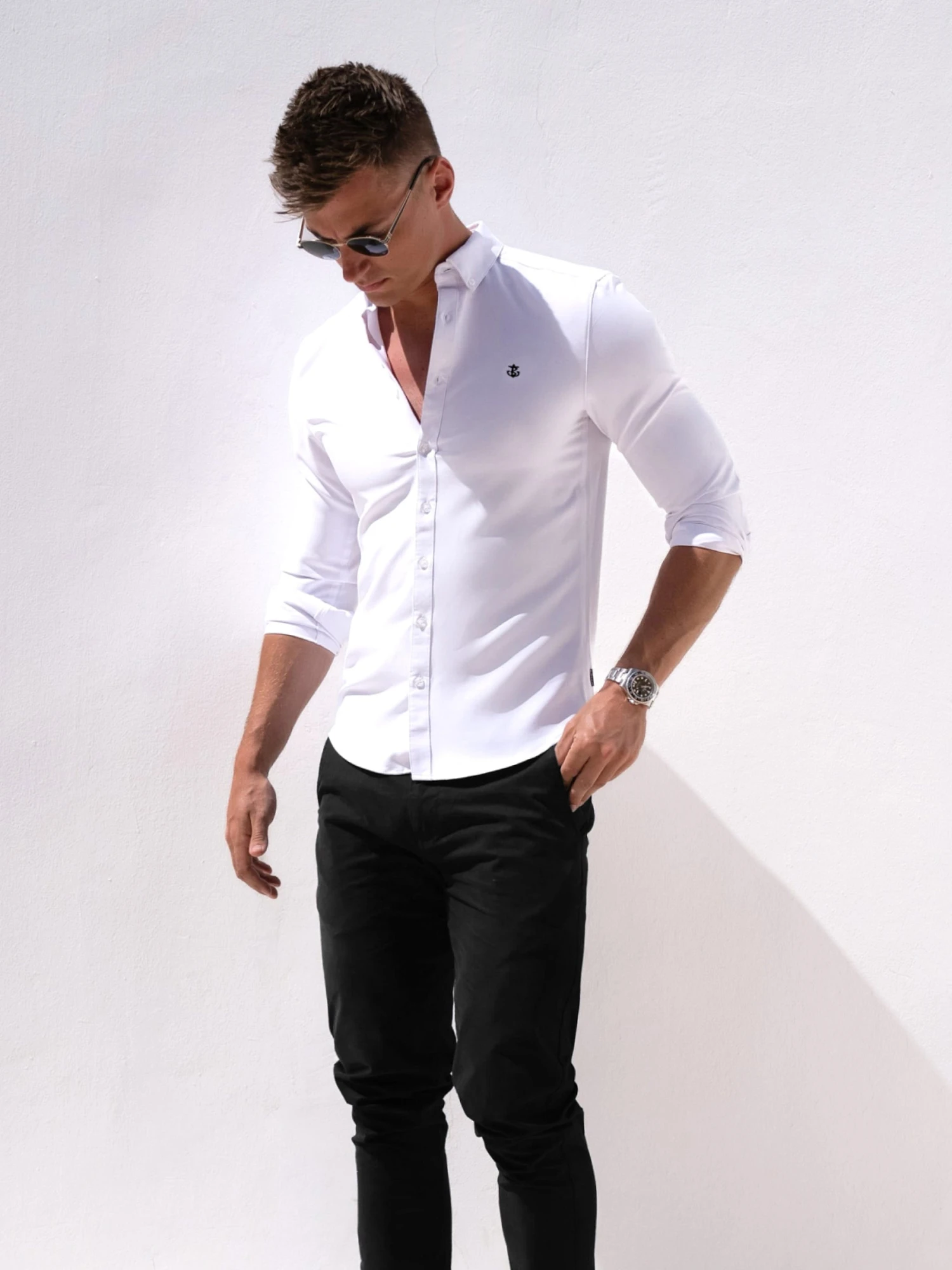 Stretch Chinos - Black 4 Stretch Chinos - Black - Image 4