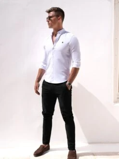 Stretch Chinos - Black 11 Stretch Chinos - Black -Blakely Clothing Store BLACKCHINOS02D