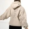 Borg Isabel Oversized Hoodie - Tan 8 Borg Isabel Oversized Hoodie - Tan -Blakely Clothing Store BORGTAN 1