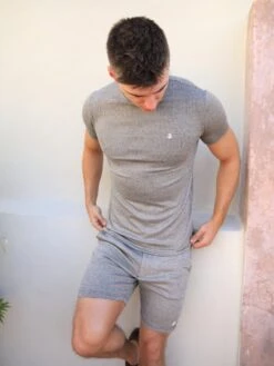 Midar Check T-Shirt - Gold -Blakely Clothing Store BlackD 2