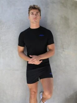 Slim Training T-Shirt - Black & Blue -Blakely Clothing Store Blue 01D 5ab8ac0b e496 4def 8564 a8710945d2ea