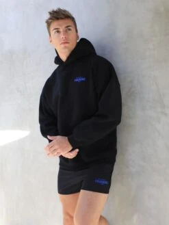 Training Club Relaxed Hoodie - Black & Blue -Blakely Clothing Store Blue 04D 4fb389fa 65d7 4579 865a ca7292d92d67