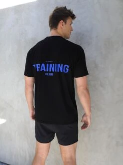 Relaxed Training T-Shirt - Black & Blue -Blakely Clothing Store Blue 04D c40811e5 dbee 4041 b013 15c0d2d9cf20