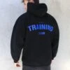 Training Club Relaxed Hoodie - Black & Blue -Blakely Clothing Store Blue 06LEADD