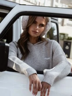 Oversized Knitted Hoodie - Toasted Taupe -Blakely Clothing Store Brand 21D 3042d178 8120 4b50 b673 6bd064348eff