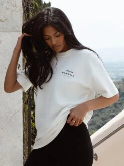 Italia Oversized T-Shirt - Flat White -Blakely Clothing Store Brand 26D
