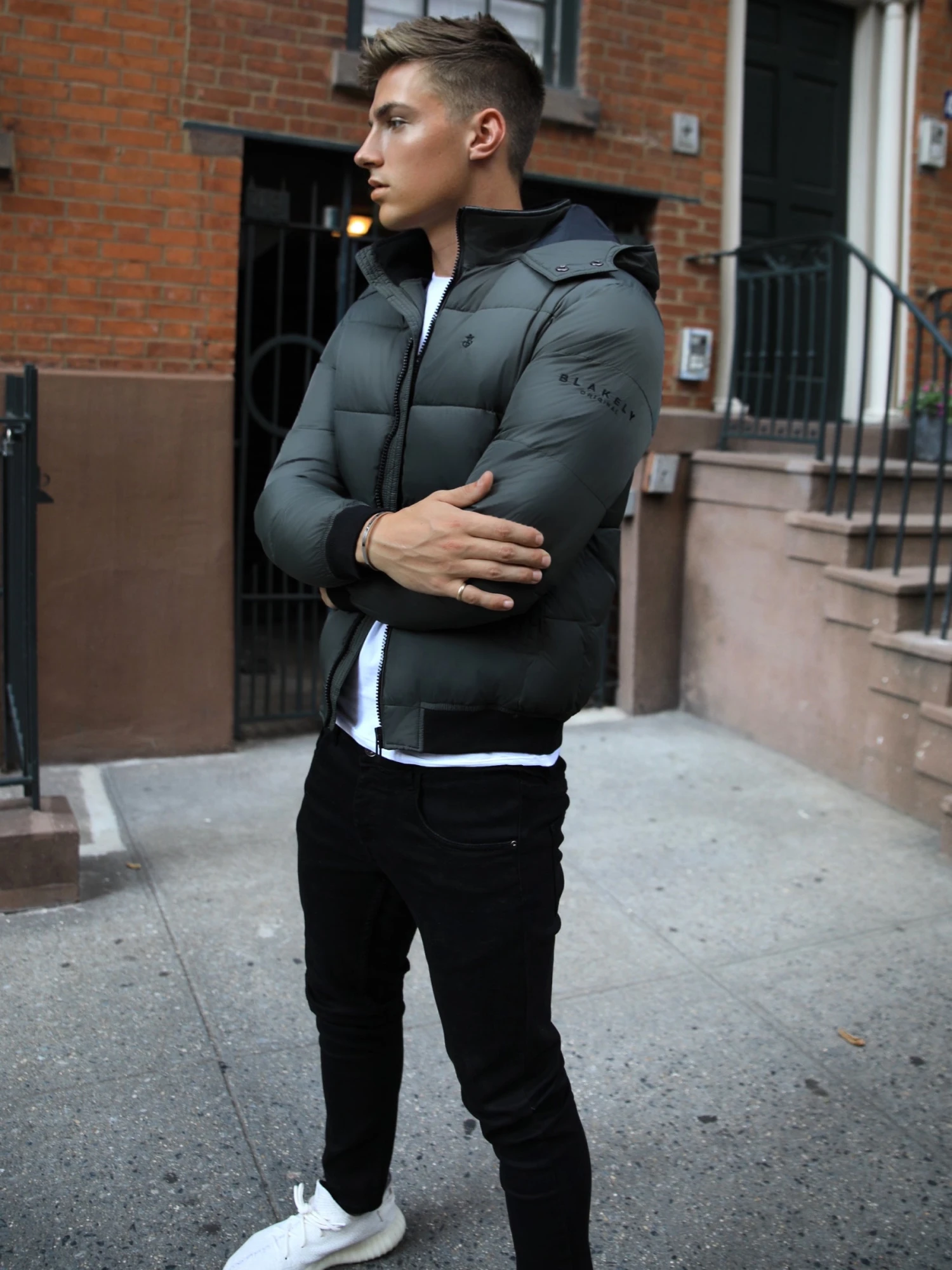 Brevik Coat - Khaki Green 2 Brevik Coat - Khaki Green - Image 2