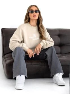 Madison Oversized Jumper - Dune -Blakely Clothing Store CBBRANDWOMENSD 6