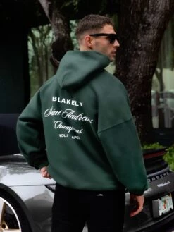 Champions Legacy Relaxed Hoodie - Forest Green