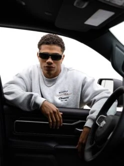 Legacy Relaxed Jumper - Marl Grey -Blakely Clothing Store CHAMPIONSBRANDD