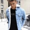Camden Hooded Denim Jacket - Light Blue -Blakely Clothing Store Camden LightBlue 1D
