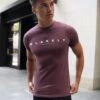 Colton T-Shirt - Burgundy -Blakely Clothing Store Colton330 BurgLEAD
