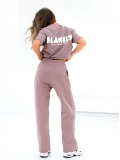 Cloud Print Wide Leg Sweatpants - Dusty Pink -Blakely Clothing Store DUSTYPINKD 4