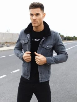 Daytona Denim Jacket - Grey 12 Daytona Denim Jacket - Grey -Blakely Clothing Store Daytona 4D