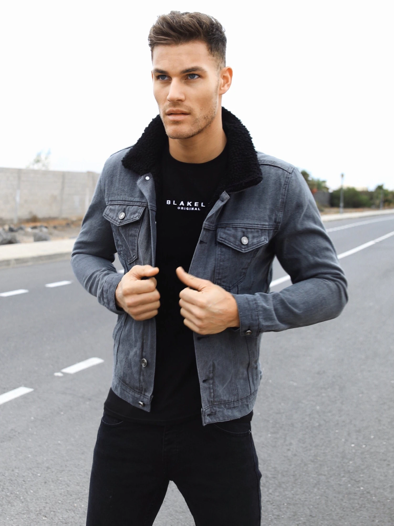 Daytona Denim Jacket - Grey 4 Daytona Denim Jacket - Grey - Image 4