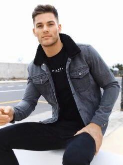 Daytona Denim Jacket - Grey 15 Daytona Denim Jacket - Grey -Blakely Clothing Store Daytona 7D