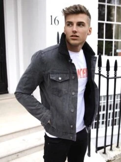 Daytona Denim Jacket - Grey 16 Daytona Denim Jacket - Grey -Blakely Clothing Store Daytona 8D