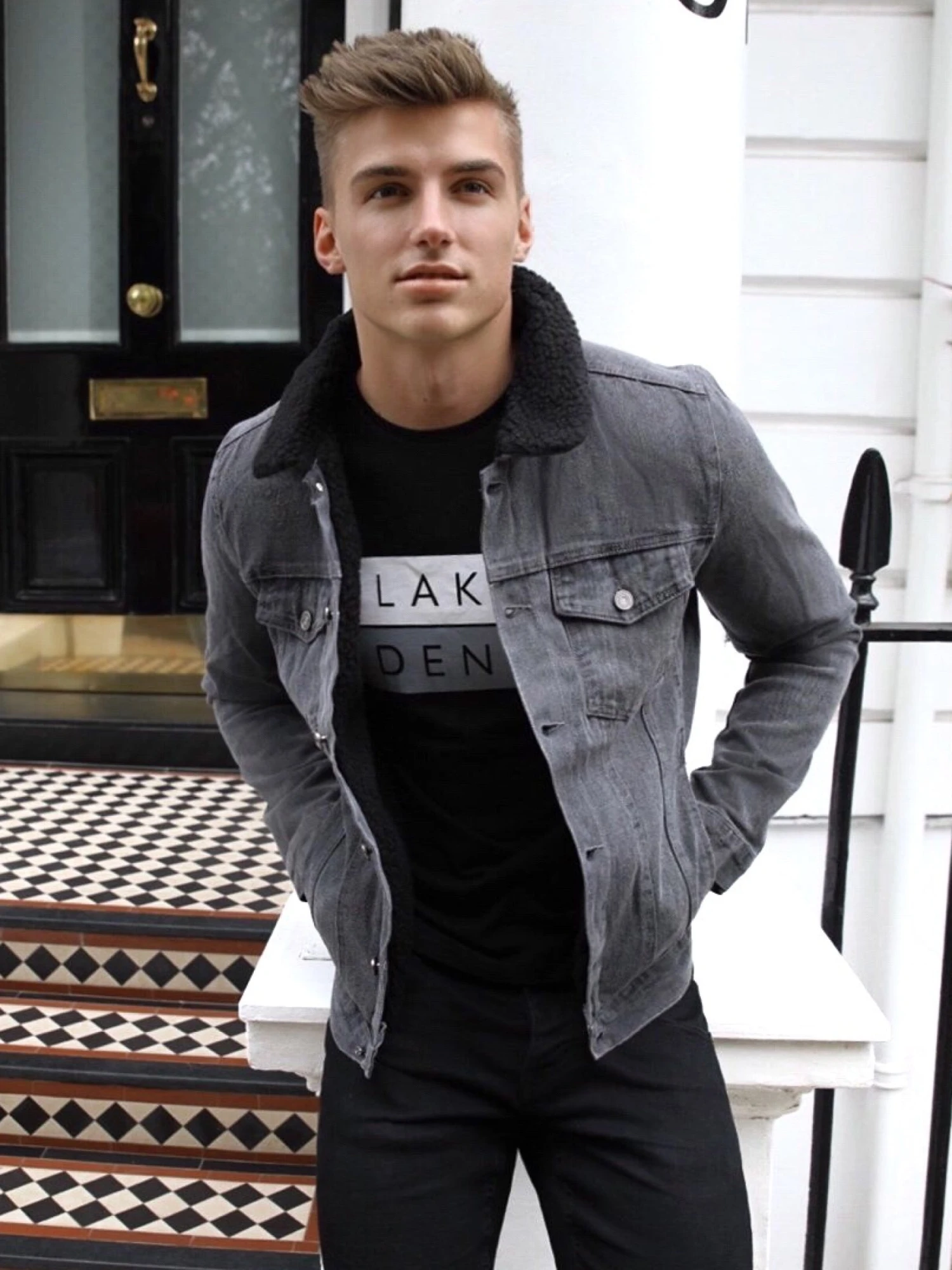 Daytona Denim Jacket - Grey 9 Daytona Denim Jacket - Grey - Image 9