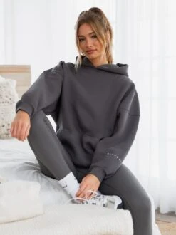 Isabel Hoodie & Leggings Set - Charcoal -Blakely Clothing Store Facetune 25 02 2025 11 42 22