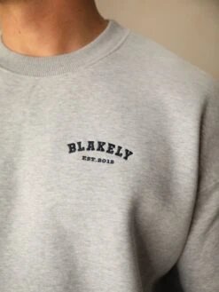 Heritage Relaxed Jumper - Marl Grey 9 Heritage Relaxed Jumper - Marl Grey -Blakely Clothing Store Frame13