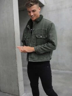 Rapha Denim Jacket - Green 14 Rapha Denim Jacket - Green -Blakely Clothing Store Green 0.1