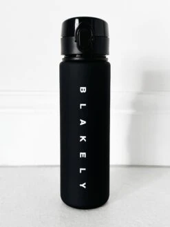 Blakely Training Water Bottle - Black -Blakely Clothing Store GymBottle04