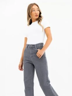 Blakely Wide Leg Jeans - Grey 11 Blakely Wide Leg Jeans - Grey -Blakely Clothing Store J8007GREY05D beea4360 61ae 4474 afc1 86890fdda411