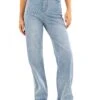 Blakely Wide Leg Jeans - Faded Blue -Blakely Clothing Store J8007LIGHTLEADD
