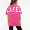 Isabel Oversized T-Shirt - Hot Pink 13 Isabel Oversized T-Shirt - Hot Pink -Blakely Clothing Store LEAD196IWHOTPINK04D