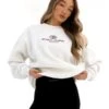Madison Oversized Jumper - Marl White