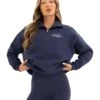 Active Studios 1/4 Zip Jumper - True Navy -Blakely Clothing Store LEAD218ANAVY04D