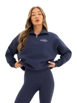 Active Studios 1/4 Zip Jumper - True Navy