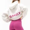 Amelie Oversized Hoodie - Marl White & Pink 16 Amelie Oversized Hoodie - Marl White & Pink -Blakely Clothing Store LEAD2693PMARLWHITE06D