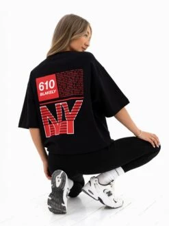 Tribeca 610 Ultra Oversized T-Shirt - Black