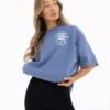 Apex 610 Ultra Oversized T-Shirt - Dusty Blue -Blakely Clothing Store LEAD3254BLUE06D