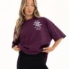 Apex 610 Ultra Oversized T-Shirt - Burgundy 12 Apex 610 Ultra Oversized T-Shirt - Burgundy -Blakely Clothing Store LEAD3254BURGUNDY06D