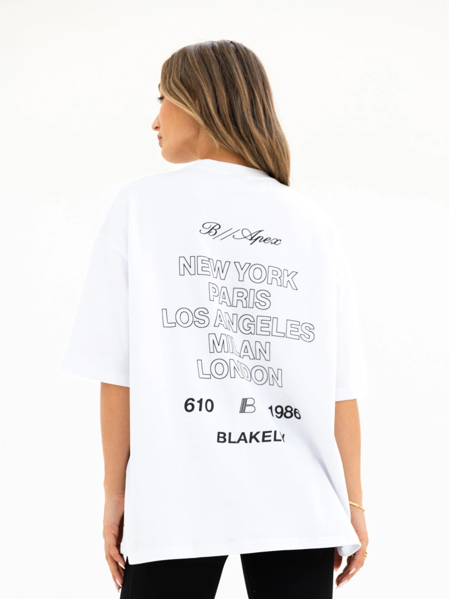 Apex City Ultra Oversized T-Shirt - White 1 Apex City Ultra Oversized T-Shirt - White