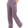 Active Studios Wide Leg Sweatpants - Grape